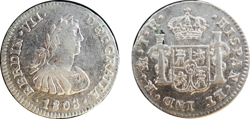 1/2 REAL FERNANDO VII (1808)