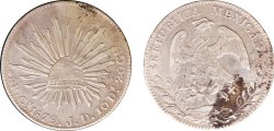 8 REALES CULIACAN (1879)