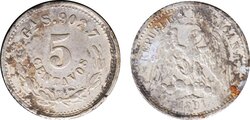 5 CENTAVOS GUADALAJARA (1891)