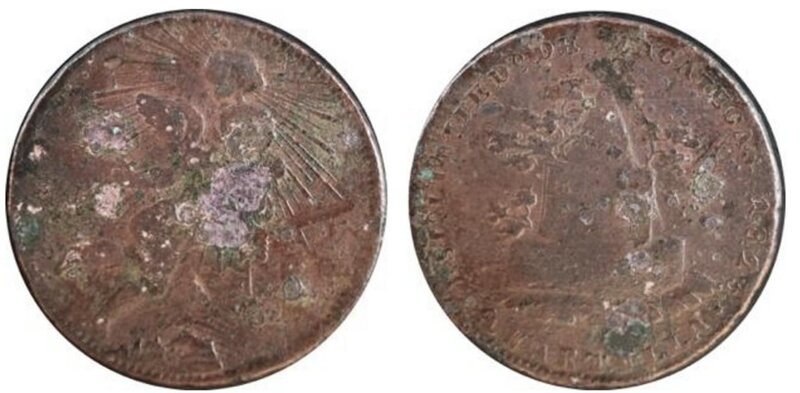 1/4 ZACATECAS (1825)