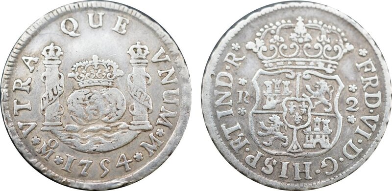2 REALES FERNANDO VI (1754)