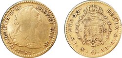 1 ESCUDO CARLOS III (1781)