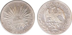 8 REALES HERMOSILLO (1895)