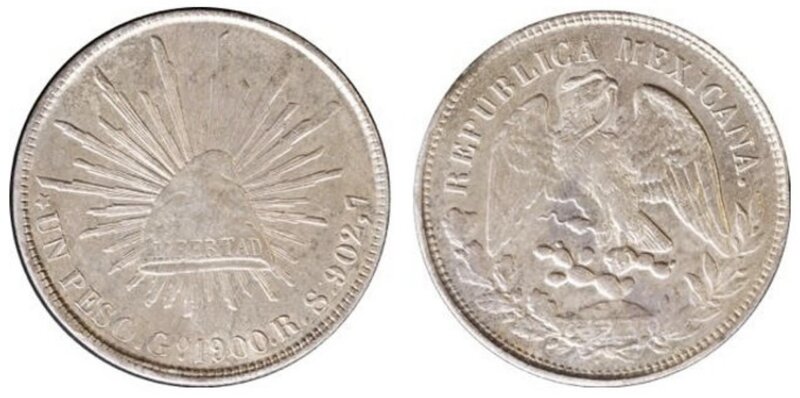 1 PESO GUANAJUATO (1900)