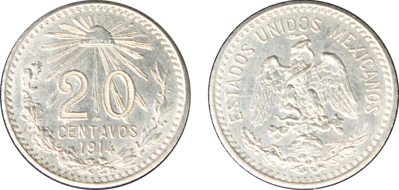 20 CENTAVOS 1914 (1914)