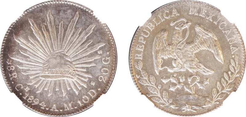 8 REALES CULIACAN (1894)
