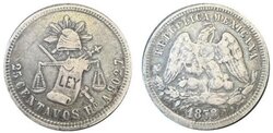 25 CENTAVOS HERMOSILLO (1878)