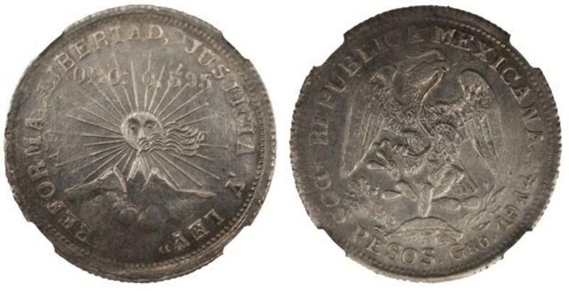 2 PESOS GUERRERO (1914)