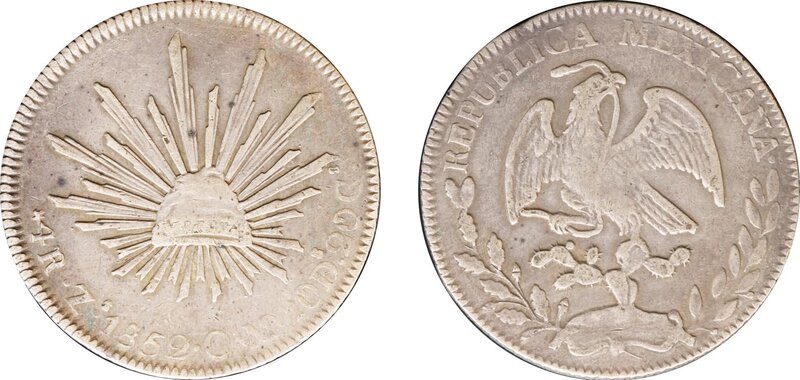 4 REALES ZACATECAS (1852)