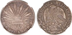 8 REALES ALAMOS (1873)
