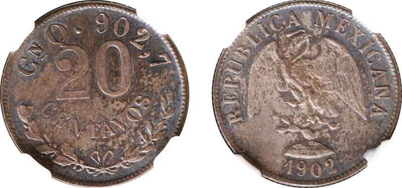 20 CENTAVOS CULIACAN (1902)
